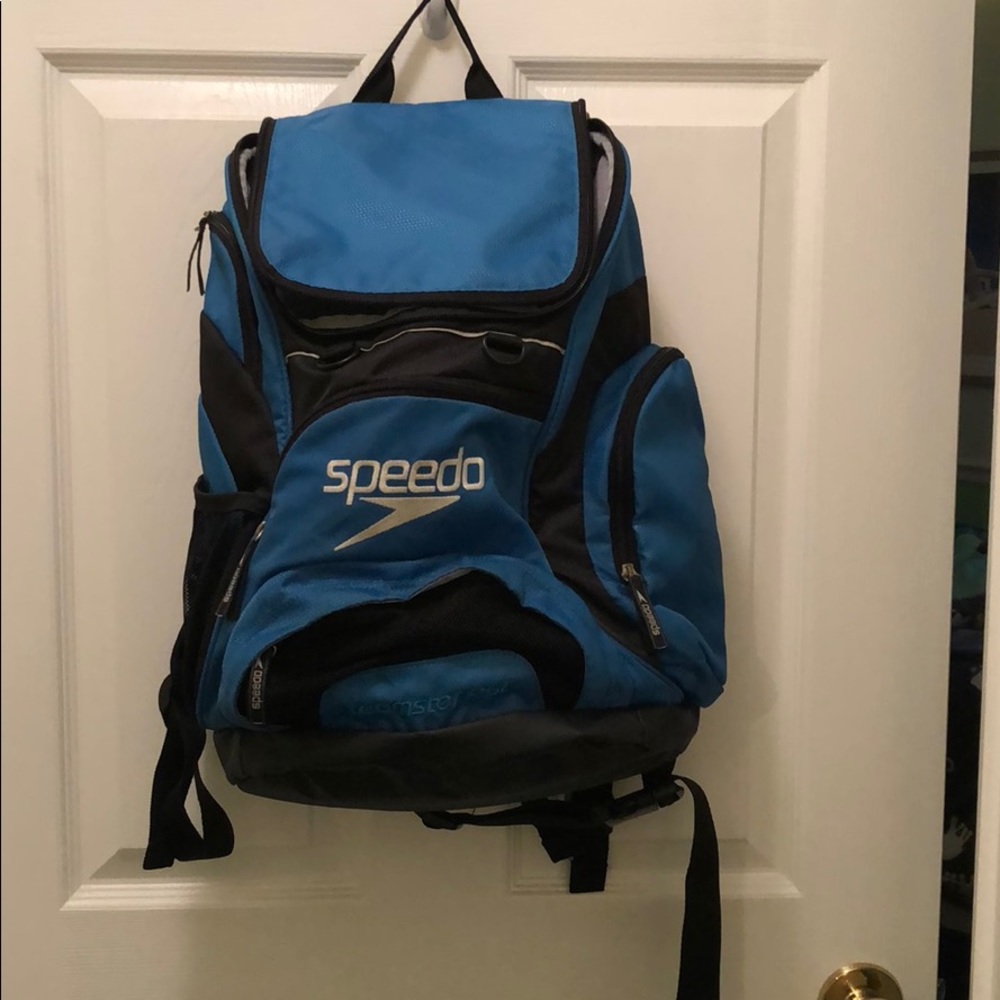 Speedo Blue and Black Swim Backpack